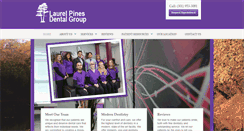 Desktop Screenshot of laurelpinesdental.com